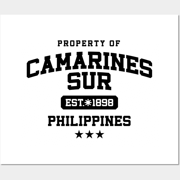 Camarines Sur - Property of the Philippines Shirt Wall Art by pinoytee